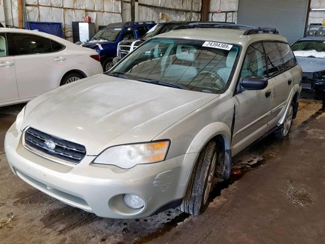 4S4BP61C567356584 - 2006 SUBARU LEGACY OUT GOLD photo 2