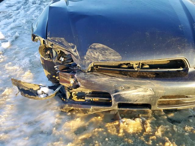 4S3BE635927201524 - 2002 SUBARU LEGACY L BLUE photo 10