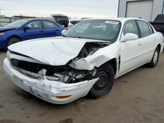 1G4HP54K8Y4124184 - 2000 BUICK LESABRE CU WHITE photo 2