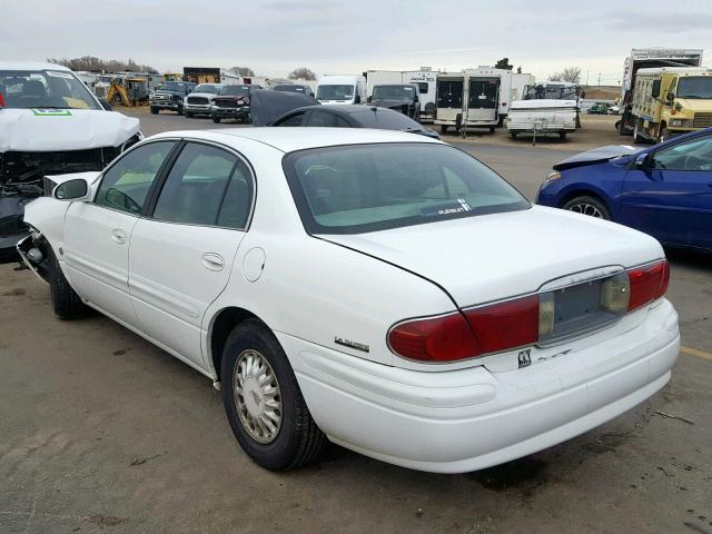 1G4HP54K8Y4124184 - 2000 BUICK LESABRE CU WHITE photo 3