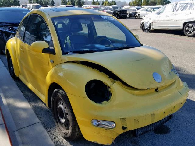 3VWCK21C02M405297 - 2002 VOLKSWAGEN NEW BEETLE Gelb Foto 1