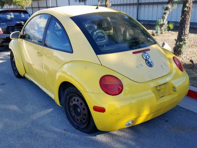 3VWCK21C02M405297 - 2002 VOLKSWAGEN NEW BEETLE Gelb Foto 3