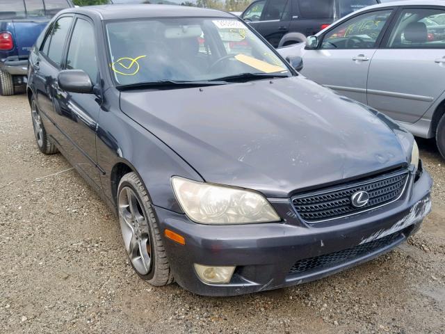 JTHBD192320056491 - 2002 LEXUS IS 300 BLACK photo 1