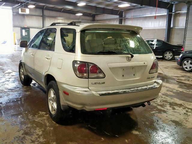 JTJHF10U710186175 - 2001 LEXUS RX 300 WHITE photo 3