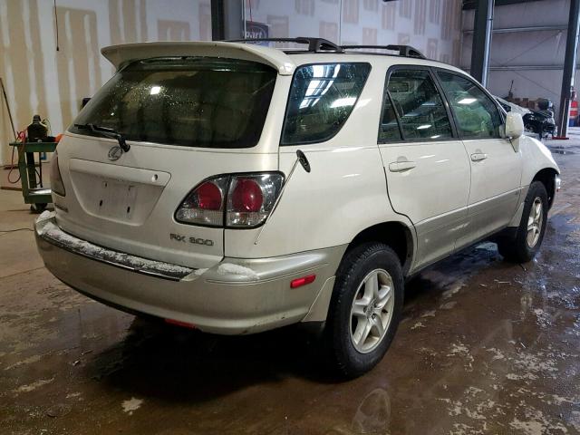 JTJHF10U710186175 - 2001 LEXUS RX 300 WHITE photo 4