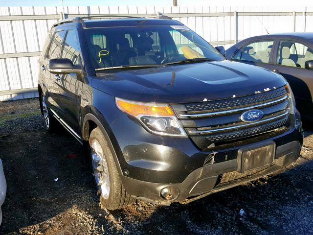 1FMHK8F82BGA18689 - 2011 FORD EXPLORER L BLACK photo 1