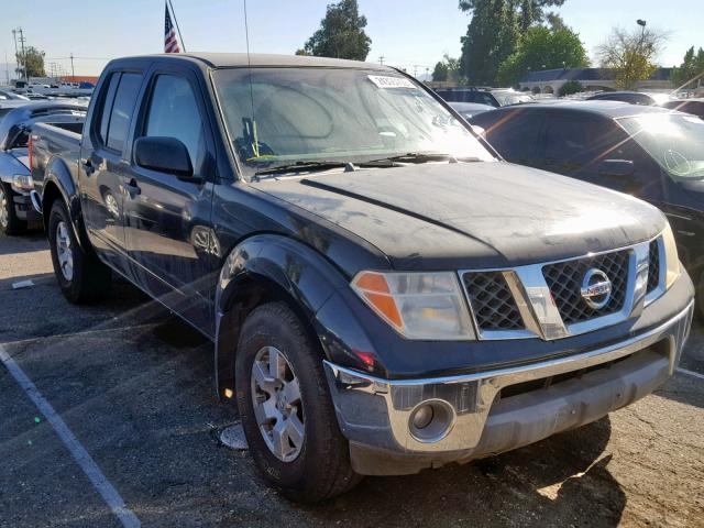 1N6AD07U25C415115 - 2005 NISSAN FRONTIER C BLACK photo 1