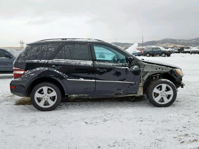 4JGBB86E99A475265 - 2009 MERCEDES-BENZ ML 350 BLACK photo 9