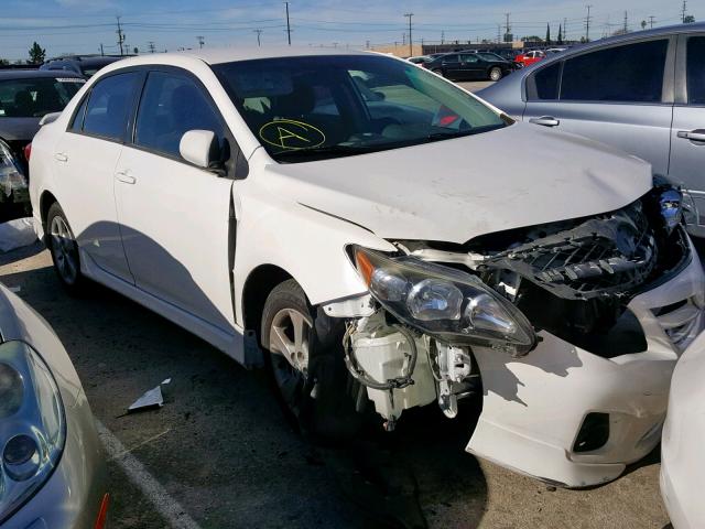 2T1BU4EE6CC823664 - 2012 TOYOTA COROLLA BA WHITE photo 1