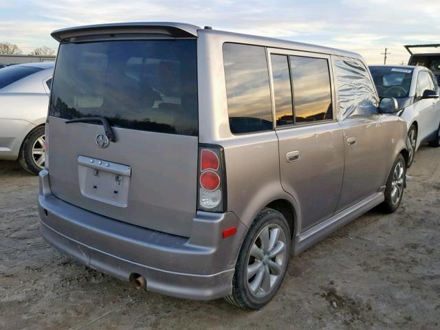 JTLKT334550189093 - 2005 TOYOTA SCION XB SILVER photo 4