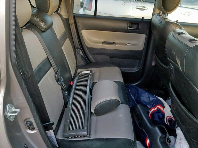 JTLKT334550189093 - 2005 TOYOTA SCION XB SILVER photo 6