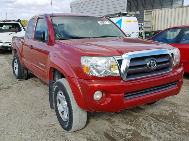 5TETU62N59Z667236 - 2009 TOYOTA TACOMA PRE RED photo 1