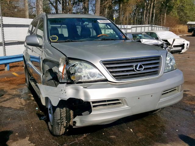 JTJBT20X930014778 - 2003 LEXUS GX 470 SILVER photo 1