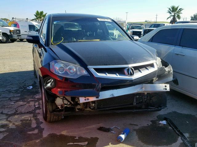 5J8TB18299A006276 - 2009 ACURA RDX BLACK photo 1