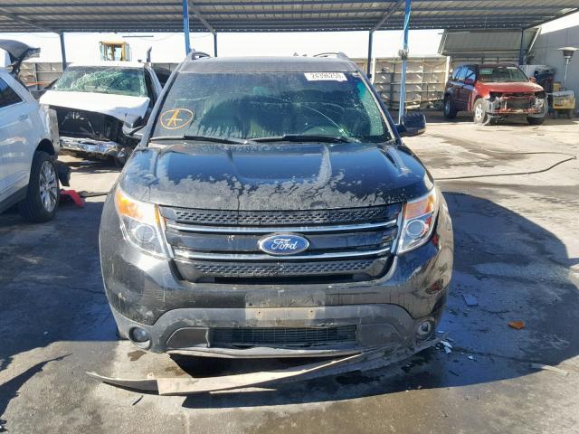 1FMHK7F89BGA31899 - 2011 FORD EXPLORER L BLACK photo 10