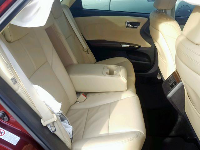4T1BK1EB6FU145379 - 2015 TOYOTA AVALON XLE BURGUNDY photo 6