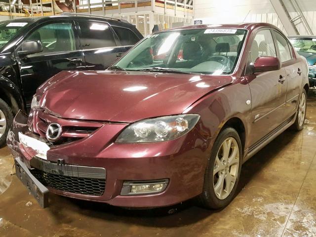 JM1BK323171756615 - 2007 MAZDA 3 S PURPLE photo 2