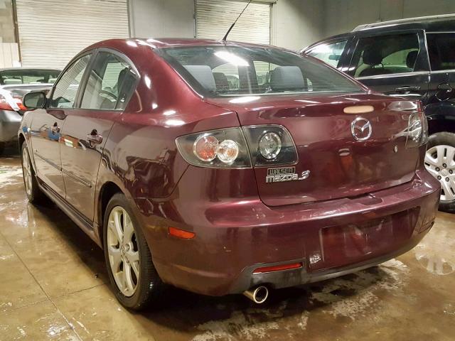 JM1BK323171756615 - 2007 MAZDA 3 S PURPLE photo 3