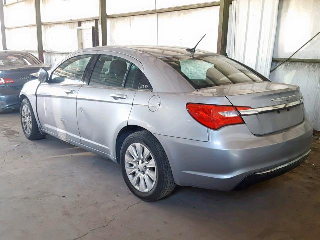 1C3CCBAB5EN211385 - 2014 CHRYSLER 200 LX SILVER photo 3