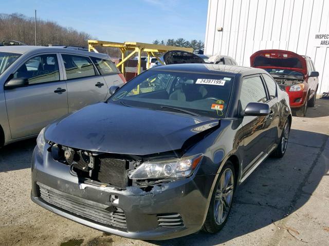 JTKJF5C77B3018000 - 2011 TOYOTA SCION TC ნაცრისფერი ფოტო 2