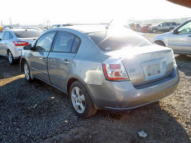 3N1AB61E18L743229 - 2008 NISSAN SENTRA 2.0 GRAY photo 3