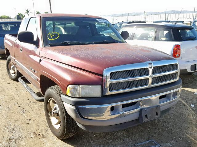 3B7HC13Z61G182066 - 2001 DODGE RAM 1500 MAROON photo 1