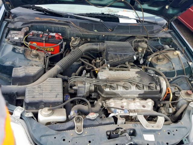 2HGEJ6615XH519803 - 1999 HONDA CIVIC BASE 绿色 照片 7