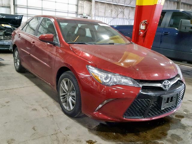 4T1BF1FK4HU649449 - 2017 TOYOTA CAMRY LE RED photo 1