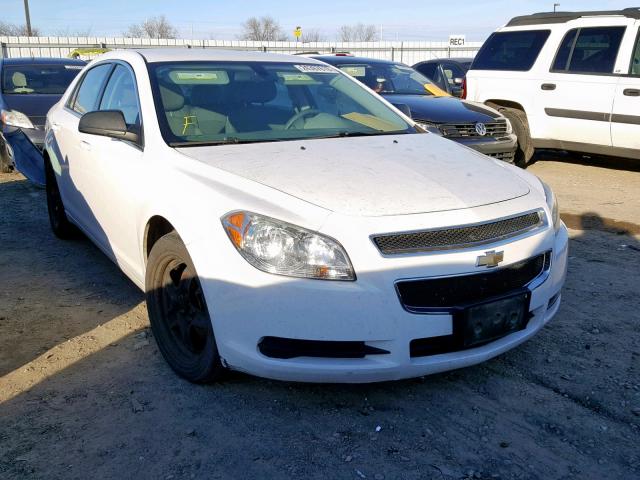 1G1ZA5E00AF290399 - 2010 CHEVROLET MALIBU LS WHITE photo 1