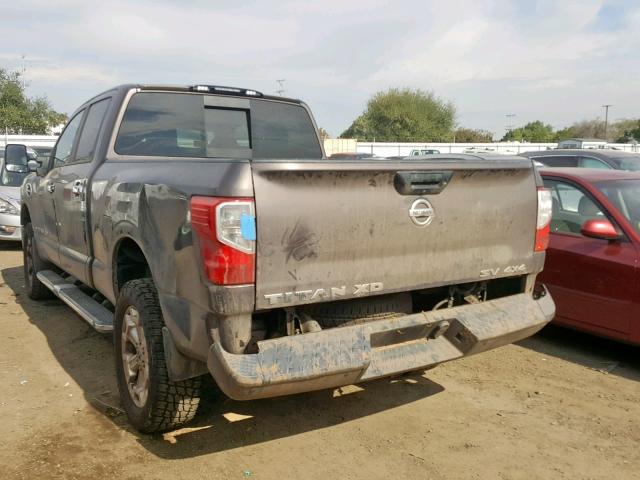 1N6BA1F47HN506877 - 2017 NISSAN TITAN XD S GRAY photo 3