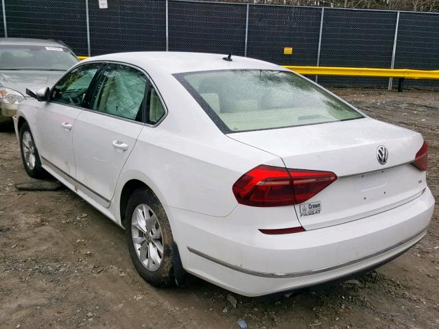 1VWAT7A33HC051836 - 2017 VOLKSWAGEN PASSAT S WHITE photo 3