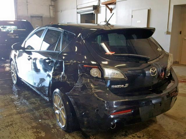 JM1BL1L51C1627687 - 2012 MAZDA 3 S BLACK photo 3