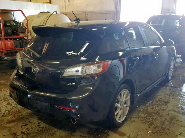 JM1BL1L51C1627687 - 2012 MAZDA 3 S BLACK photo 4