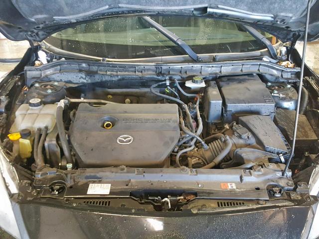 JM1BL1L51C1627687 - 2012 MAZDA 3 S BLACK photo 7