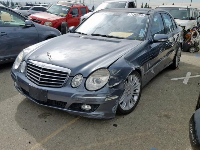 WDBUF56X08B191581 - 2008 MERCEDES-BENZ E 350 GRAY photo 2