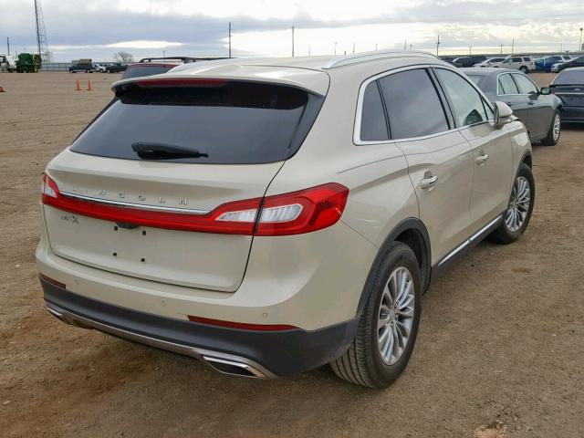 2LMTJ6KR6GBL30307 - 2016 LINCOLN MKX SELECT WHITE photo 4