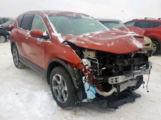 2HKRW2H85JH658011 - 2018 HONDA CR-V EXL RED photo 1