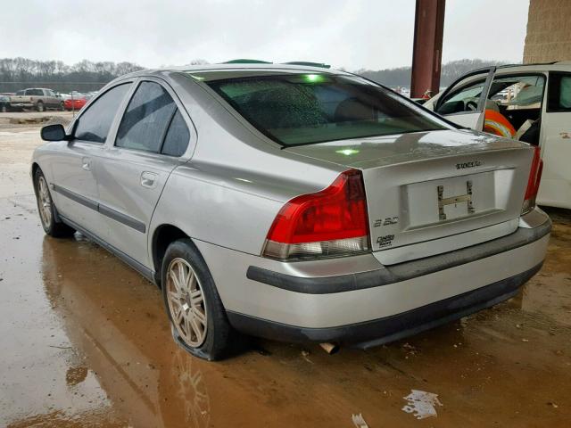 YV1RS61T642324927 - 2004 VOLVO S60 SILVER photo 3