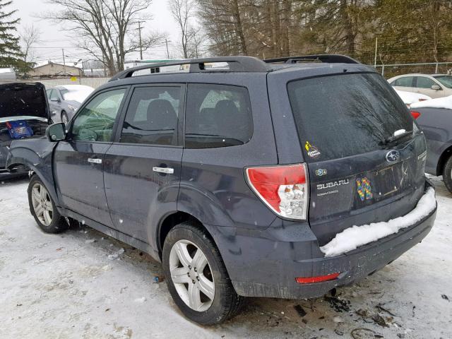 JF2SH6DC4AH741412 - 2010 SUBARU FORESTER 2 GRAY photo 3