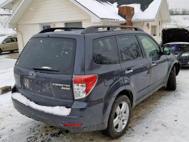 JF2SH6DC4AH741412 - 2010 SUBARU FORESTER 2 GRAY photo 4