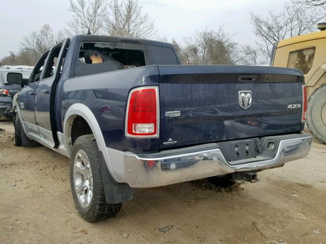 1C6RR7NM5FS500337 - 2015 RAM 1500 LARAM BLUE photo 3