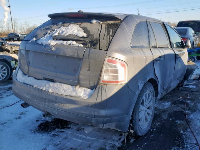 2FMDK3JC7ABA24569 - 2010 FORD EDGE SEL GRAY photo 4