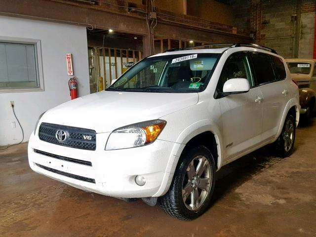 JTMBK32V385069907 - 2008 TOYOTA RAV4 SPORT WHITE photo 2