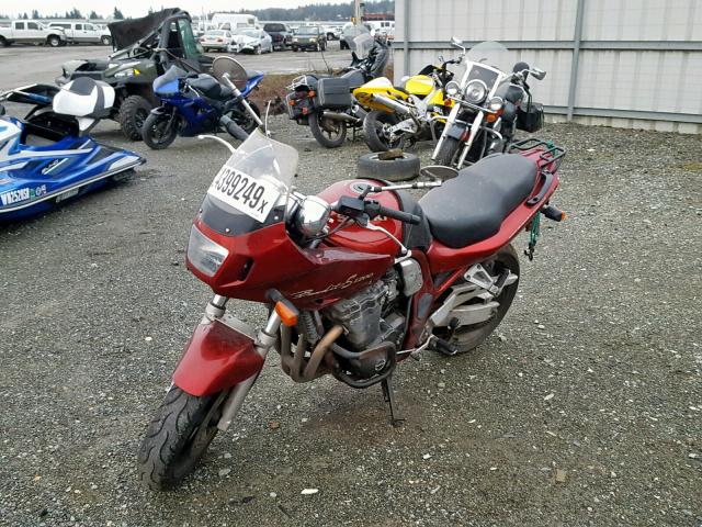 JS1GV75A1V2101841 - 1997 SUZUKI GSF1200 SA RED photo 2