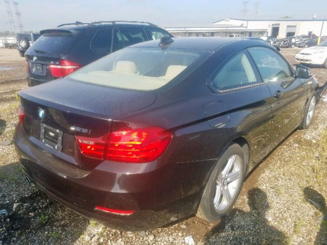 WBA3N5C54EF716002 - 2014 BMW 428 XI BLACK photo 4