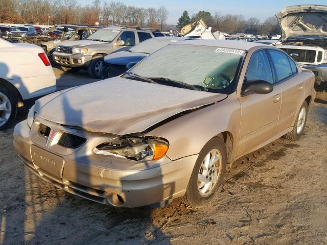 1G2NE52F64M655580 - 2004 PONTIAC GRAND AM S GOLD photo 2