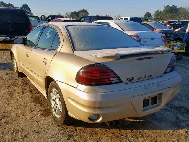 1G2NE52F64M655580 - 2004 PONTIAC GRAND AM S GOLD photo 3