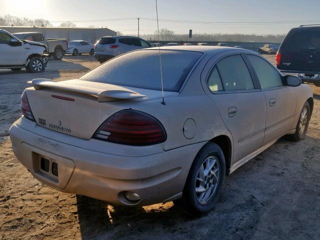 1G2NE52F64M655580 - 2004 PONTIAC GRAND AM S GOLD photo 4