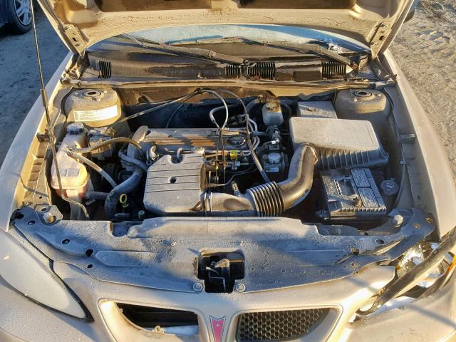 1G2NE52F64M655580 - 2004 PONTIAC GRAND AM S GOLD photo 7