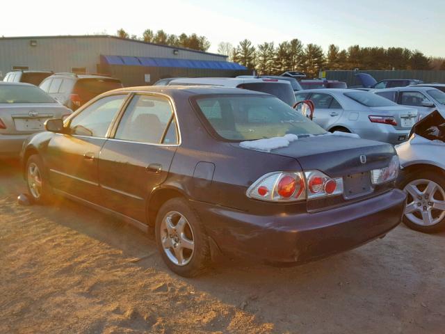 1HGCG564XYA023874 - 2000 HONDA ACCORD LX BLUE photo 3